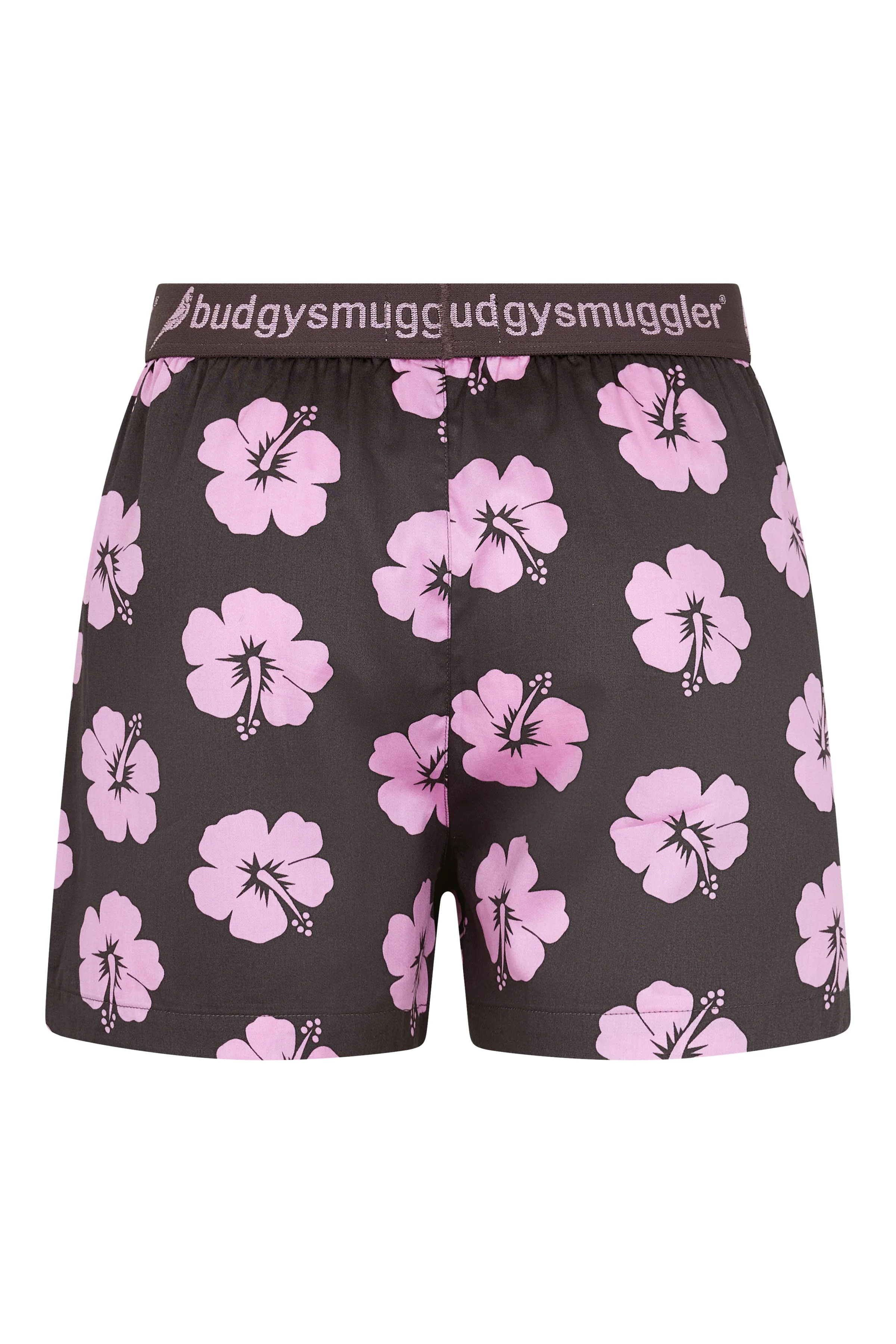 Bas de Pyjama pour Hommes en Hibiscus Rose et Marron - Image 3