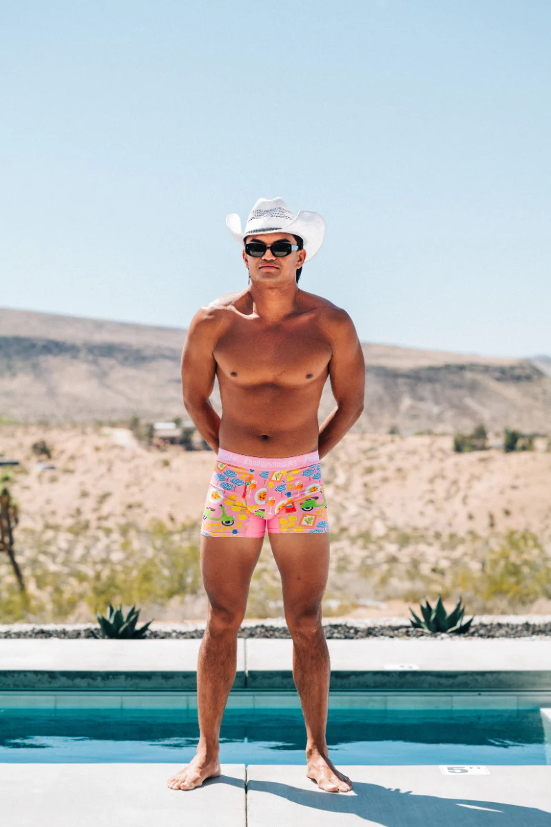 Boxer pour Hommes en Amalfi Rose - Image 6