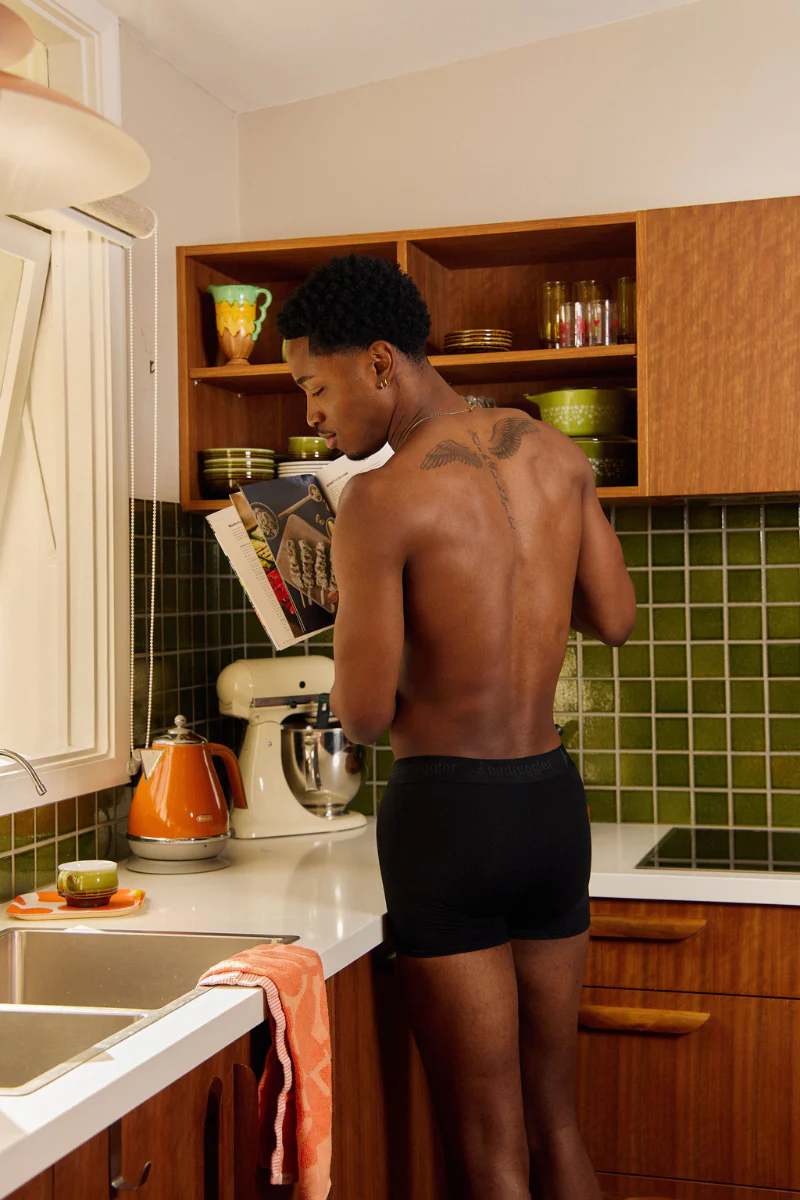 Boxer pour Hommes en Noir - Image 3