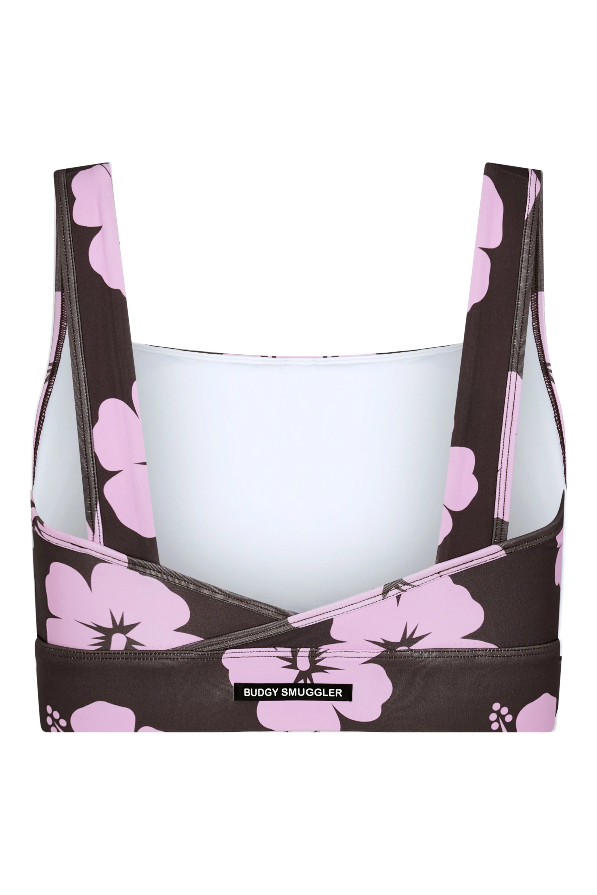 Brassière de Sport 2.0 en Hibiscus Rose et Marron - Image 7