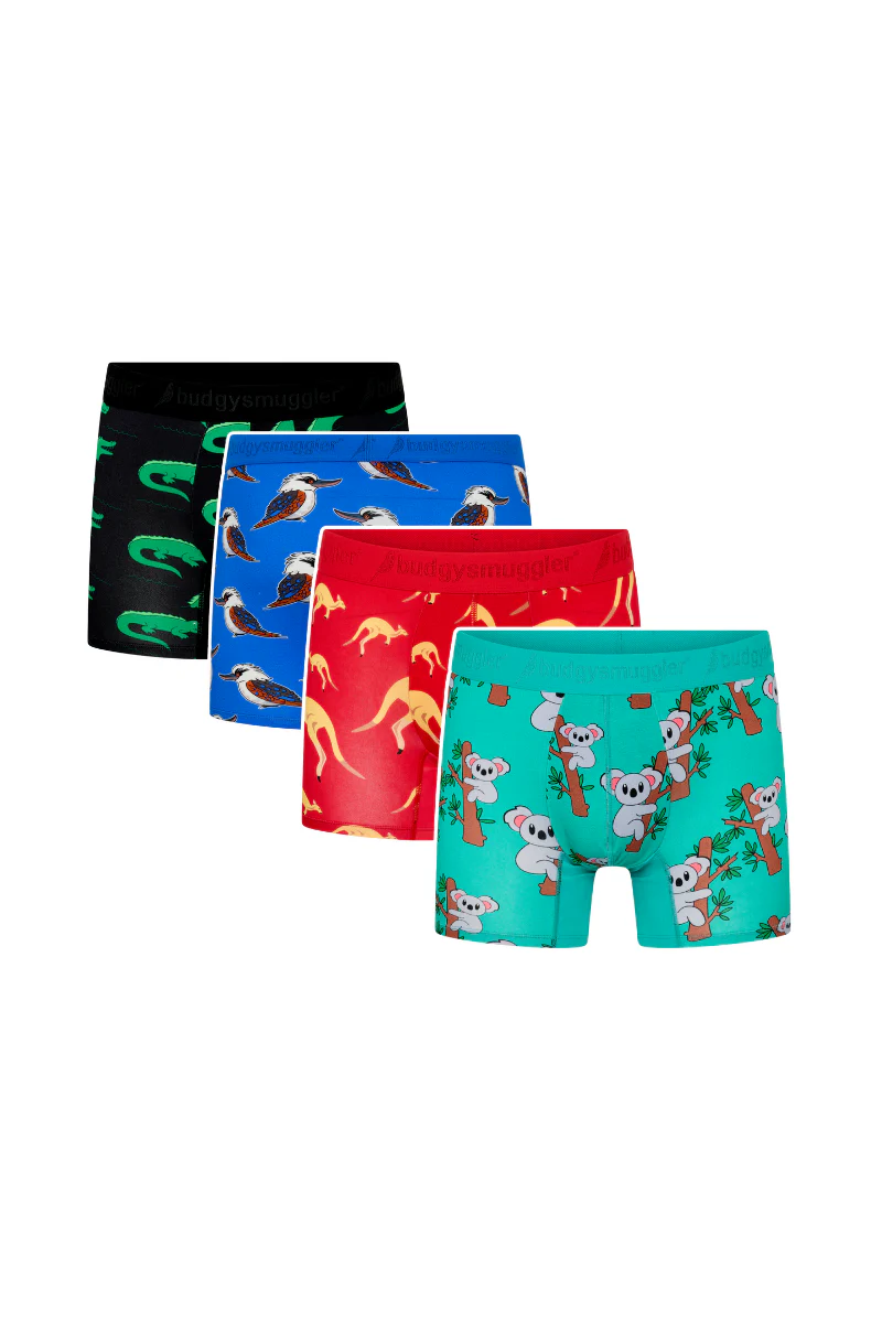 Coffret de 4 Boxers pour Hommes en Mix d'imprimés V4 - Image 2