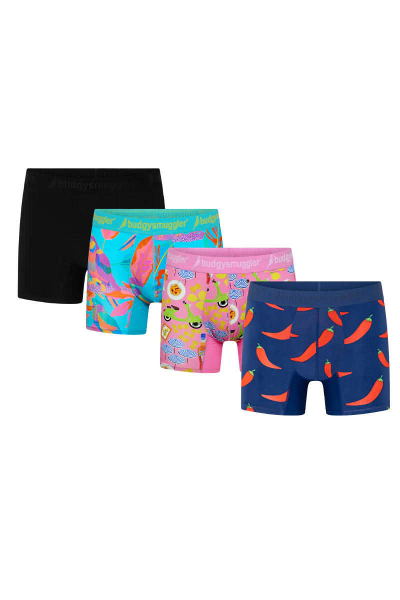 Coffret de 4 Boxers pour Hommes en Mix d'imprimés V5 - Image 2
