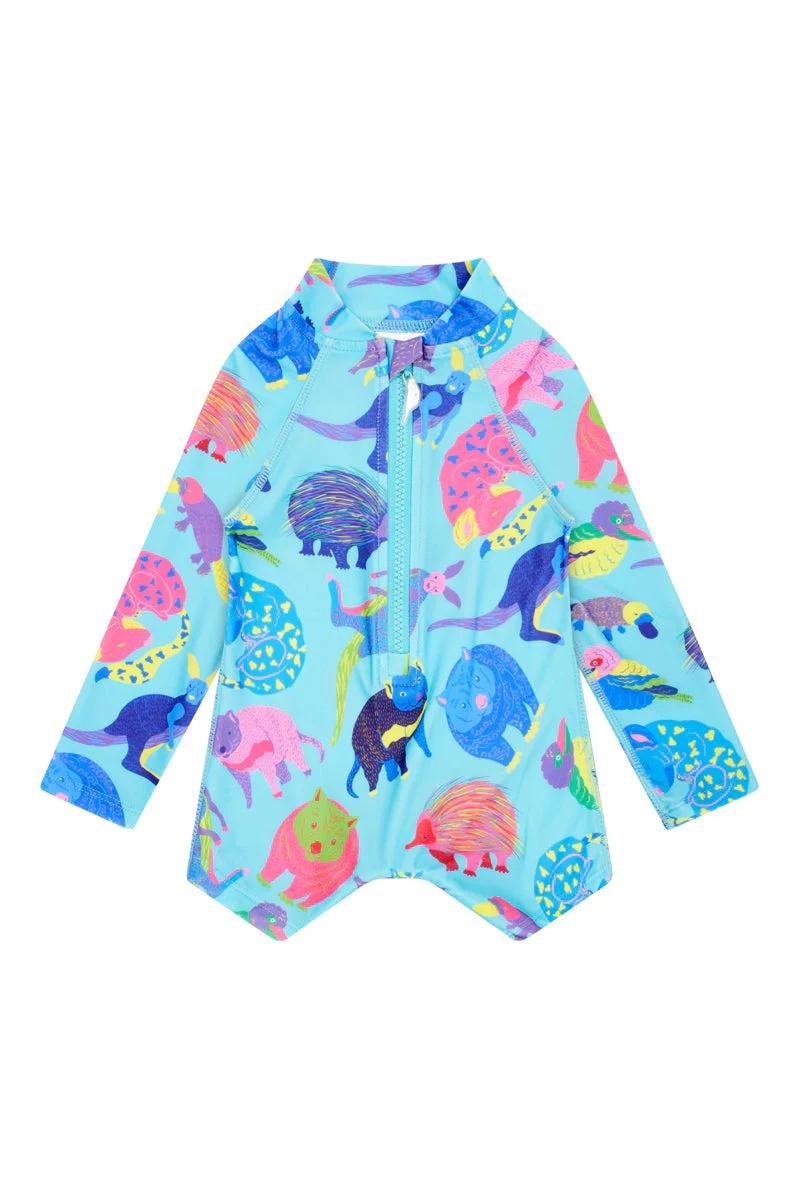 Coffret enfant maillot Body Short enfant et Bob de bain en Faune Australienne UPF 50+ - Image 4
