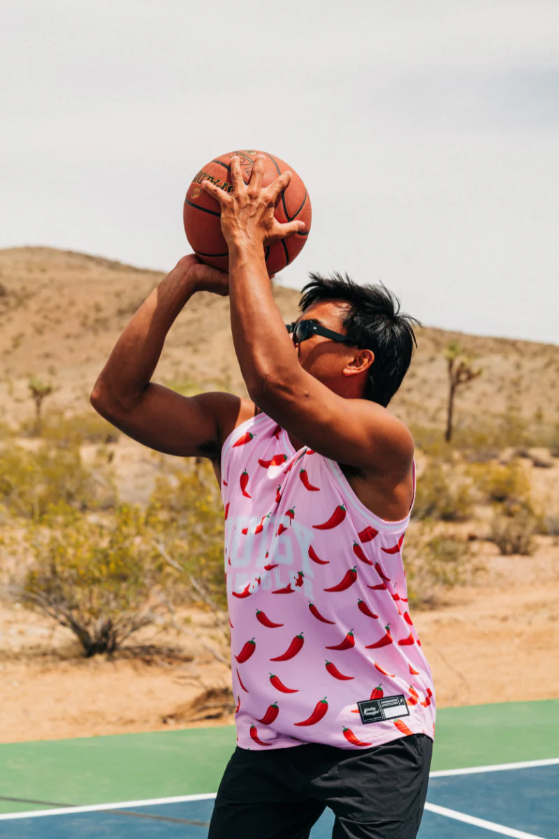 Maillot de Basket en Piments Rose - Image 3