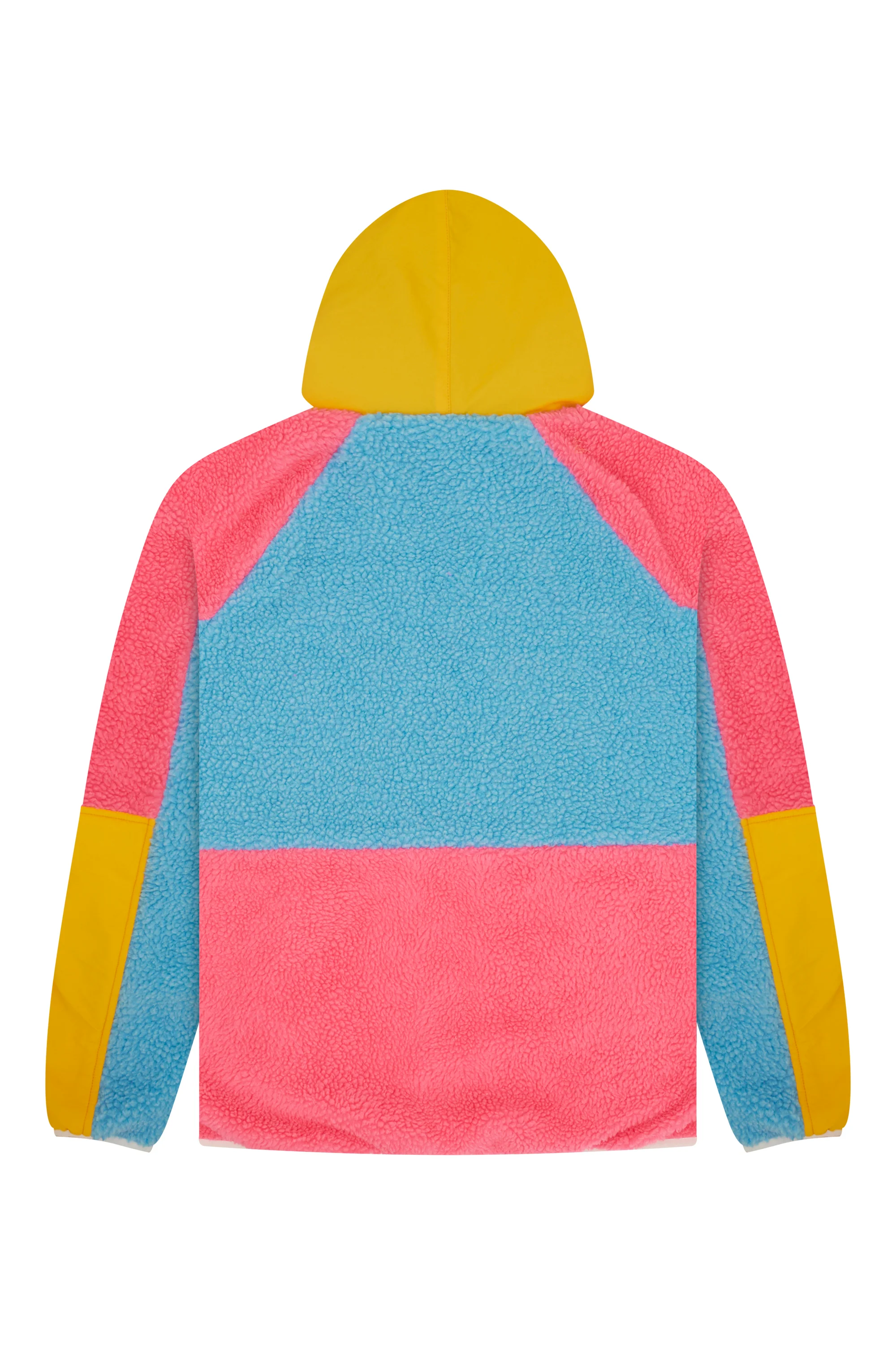 Polaire en Bleu, Rose & Jaune - Image 3