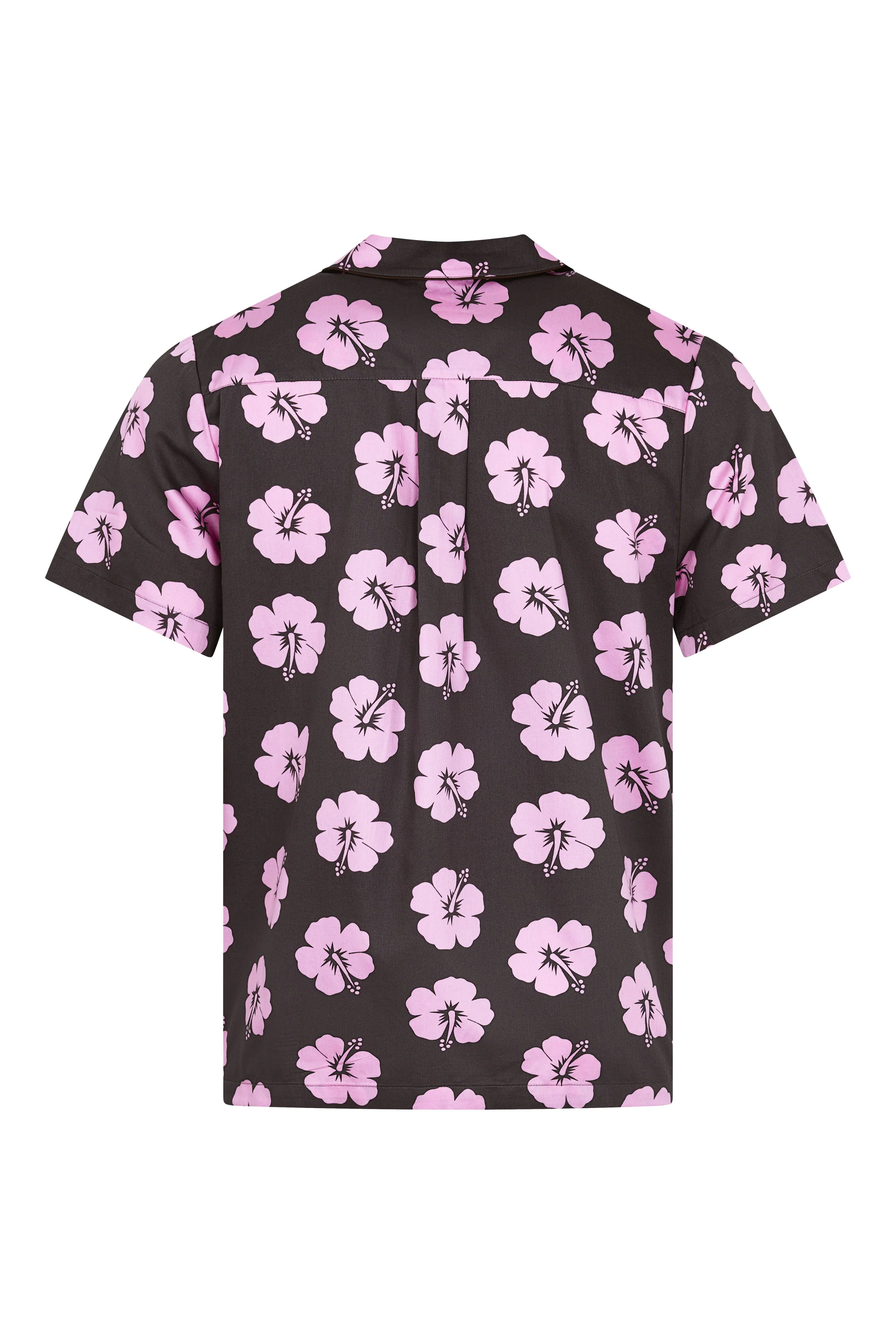 Pyjama Hommes en Hibiscus Rose et Marron - Image 6