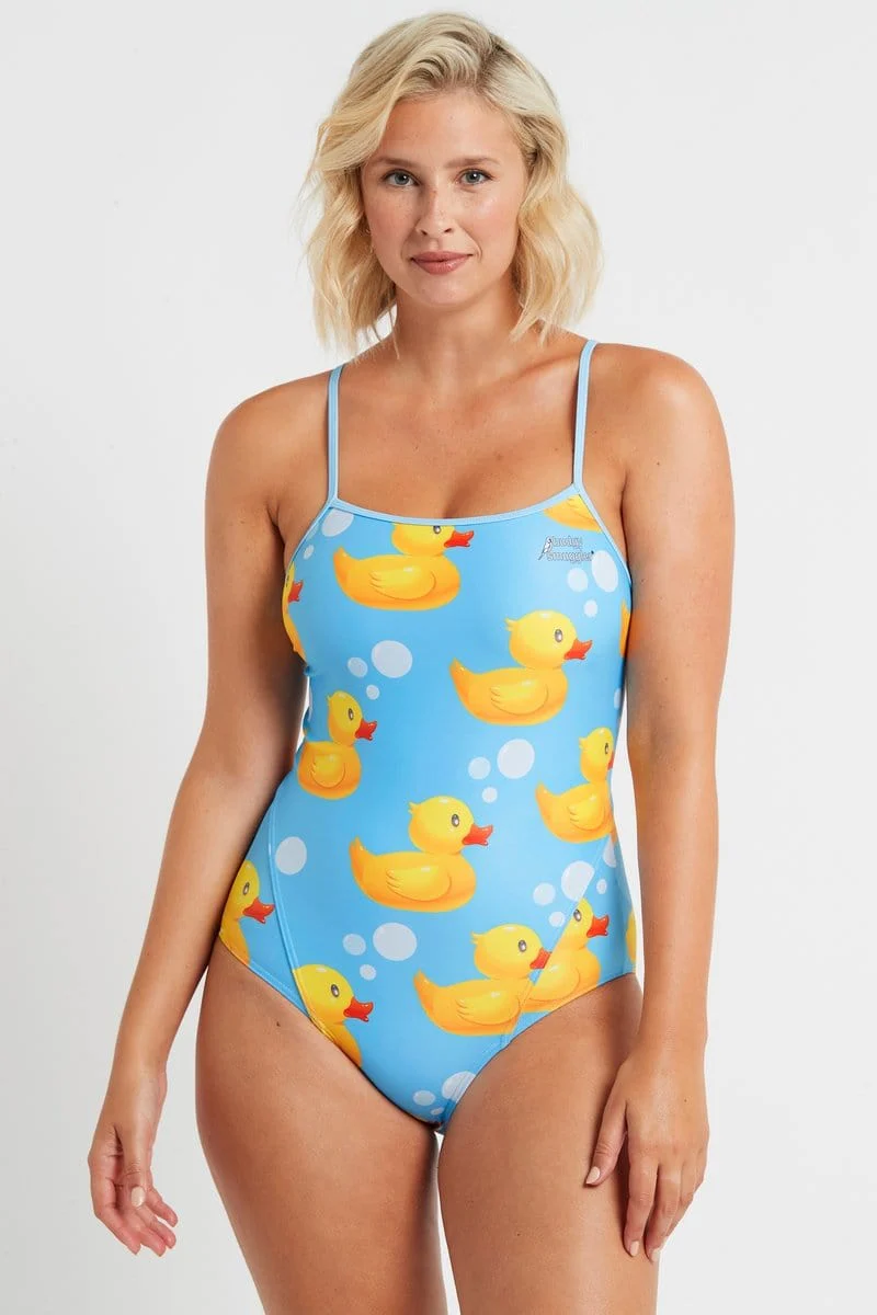 Une Pièce Bretelles Fines en Canards - Image 8