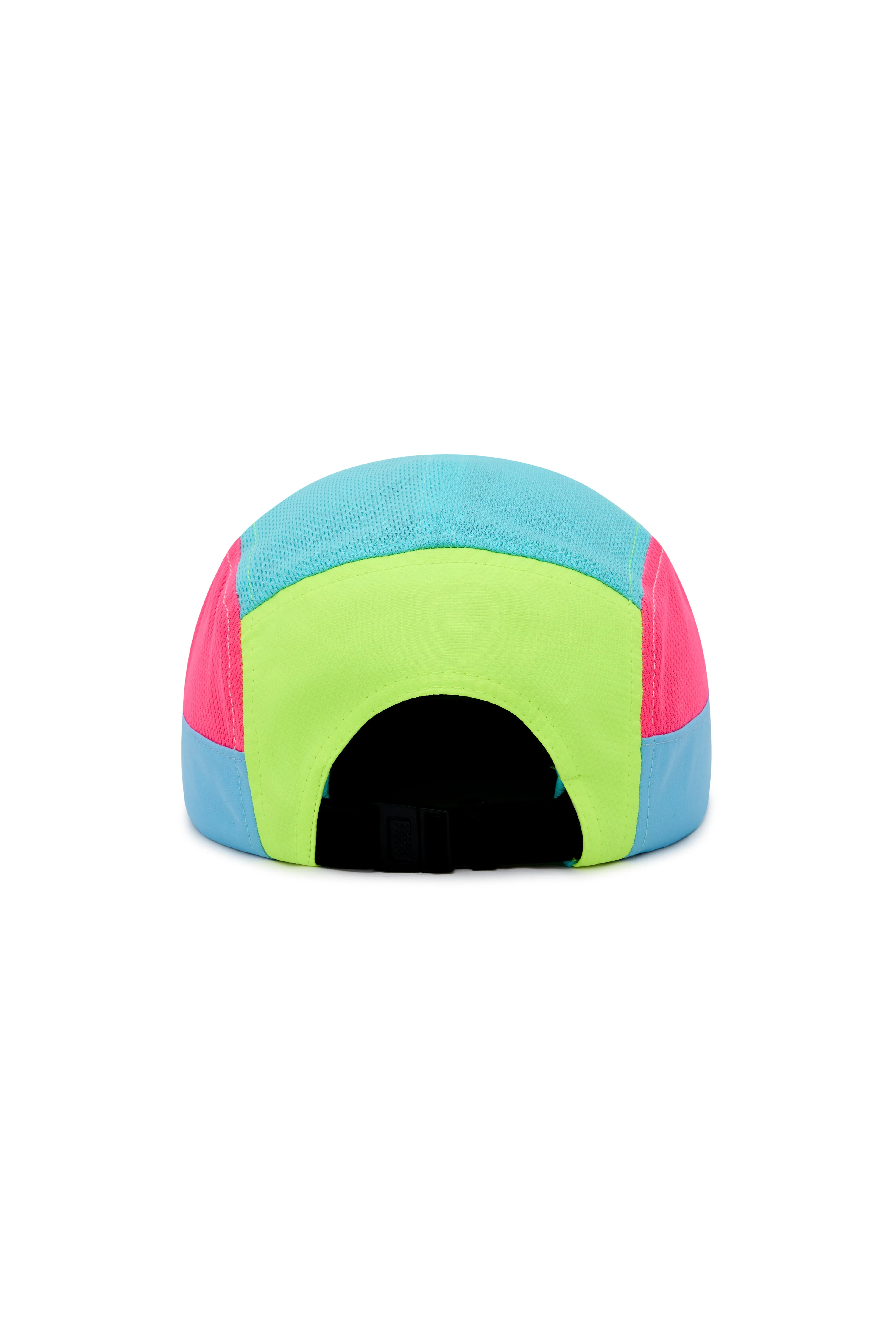 Running Cap en Jaune Bleu et Rose - Image 3