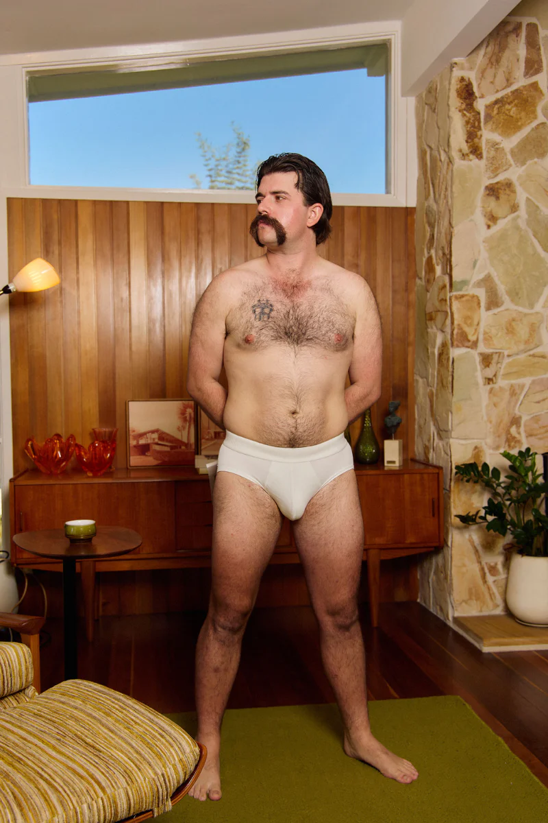 Slip pour Hommes en Blanc - Image 4