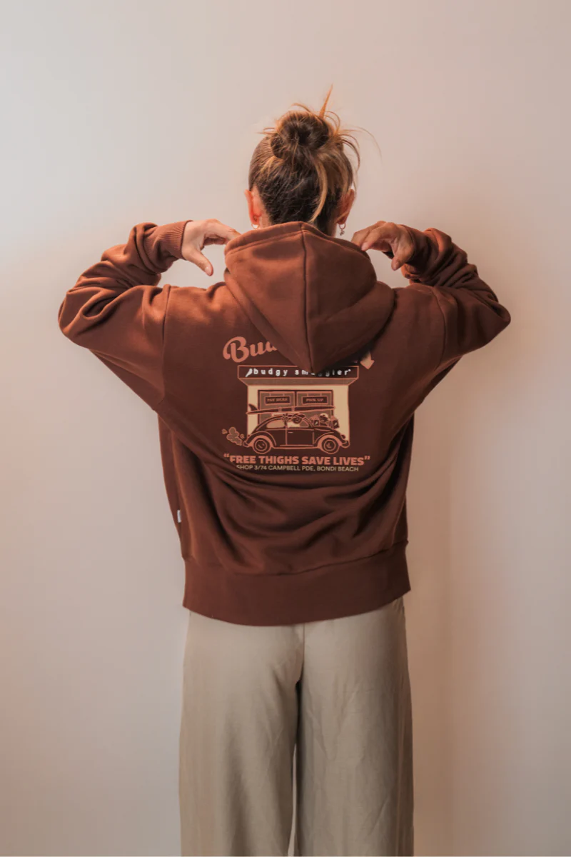 Sweat à Capuche Marron Bondi Store - Image 6