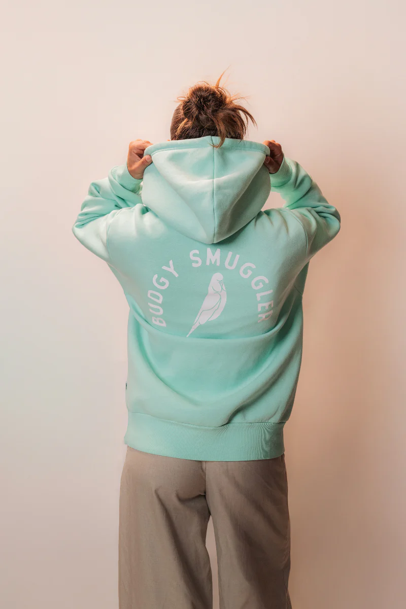 Sweat à Capuche Menthe Budgy Logo - Image 7