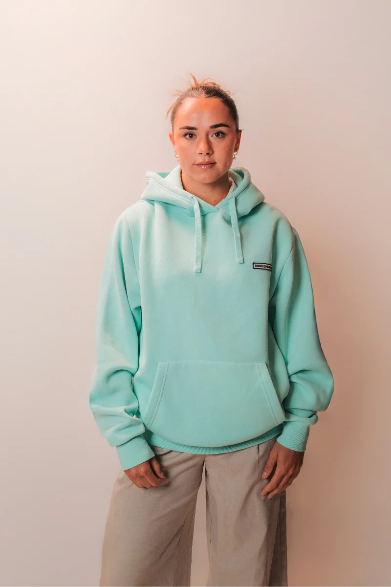 Sweat à Capuche Menthe Budgy Logo - Image 8