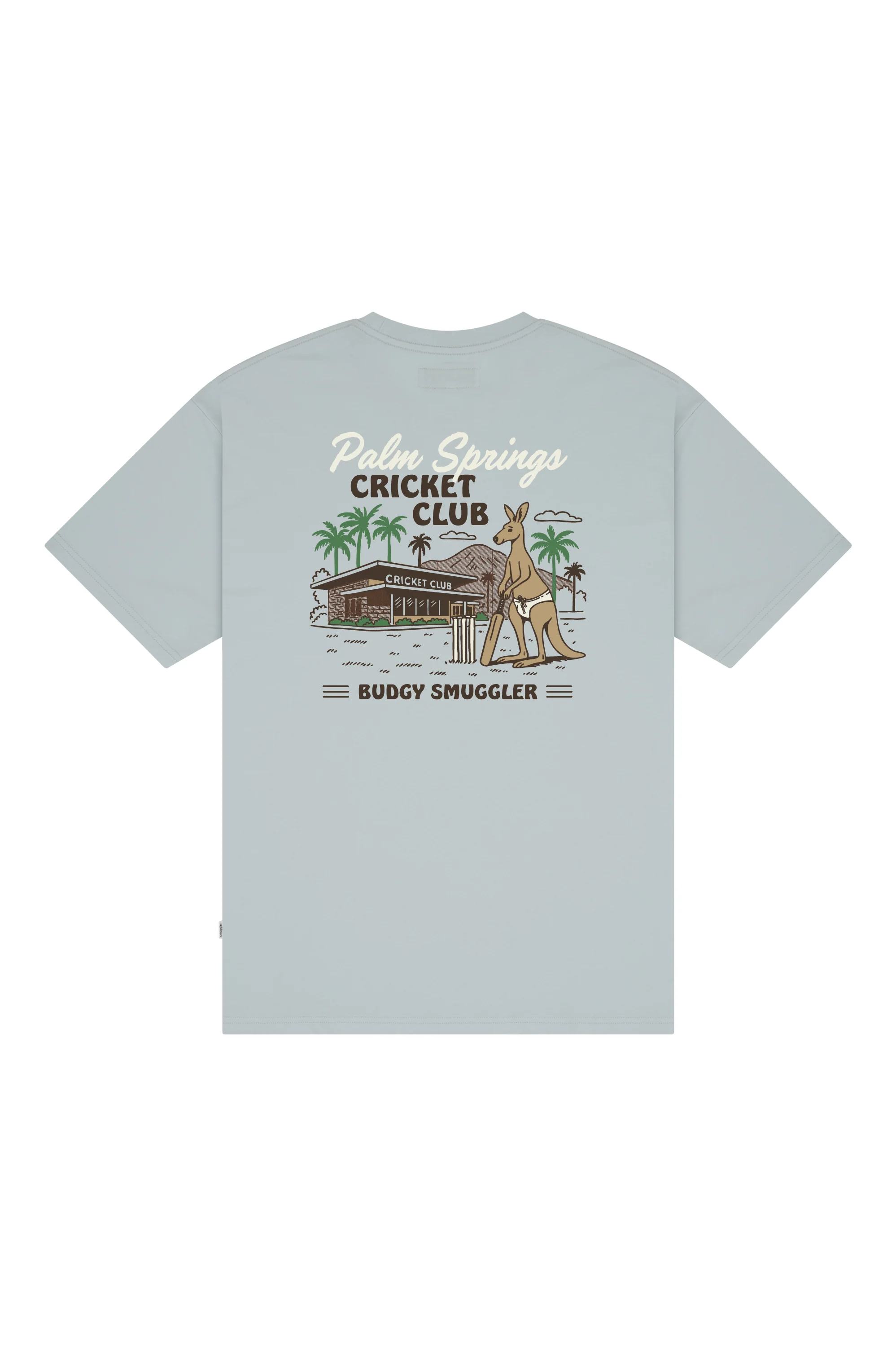 Teeshirt Léger Bleu Palm Springs Cricket Club - Image 3
