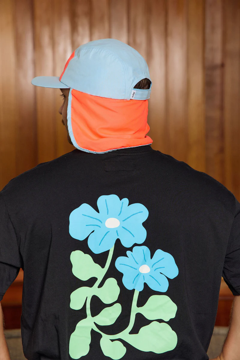 Teeshirt Léger Noir Flowers - Image 2