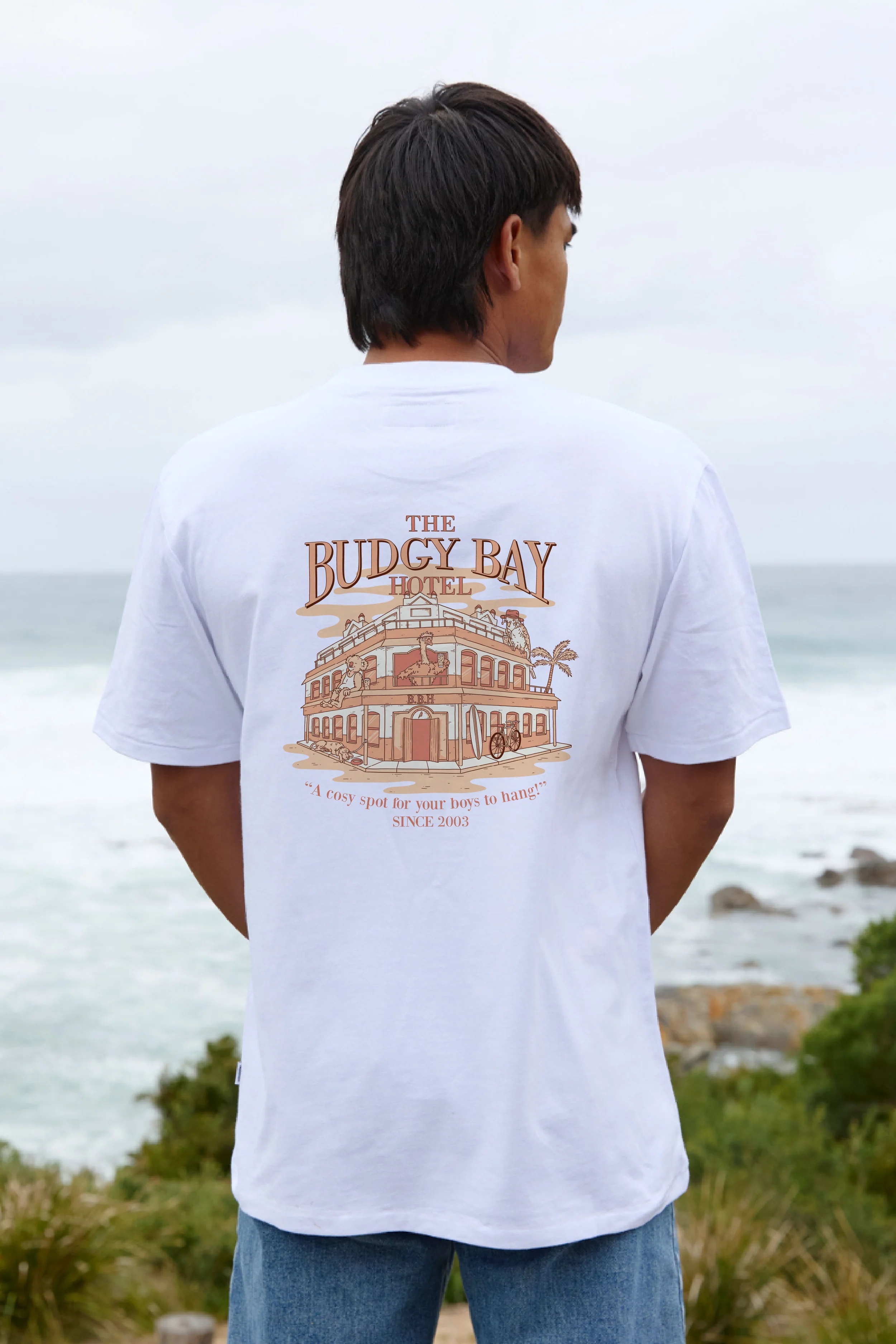 Teeshirt Blanc Hôtel Budgy