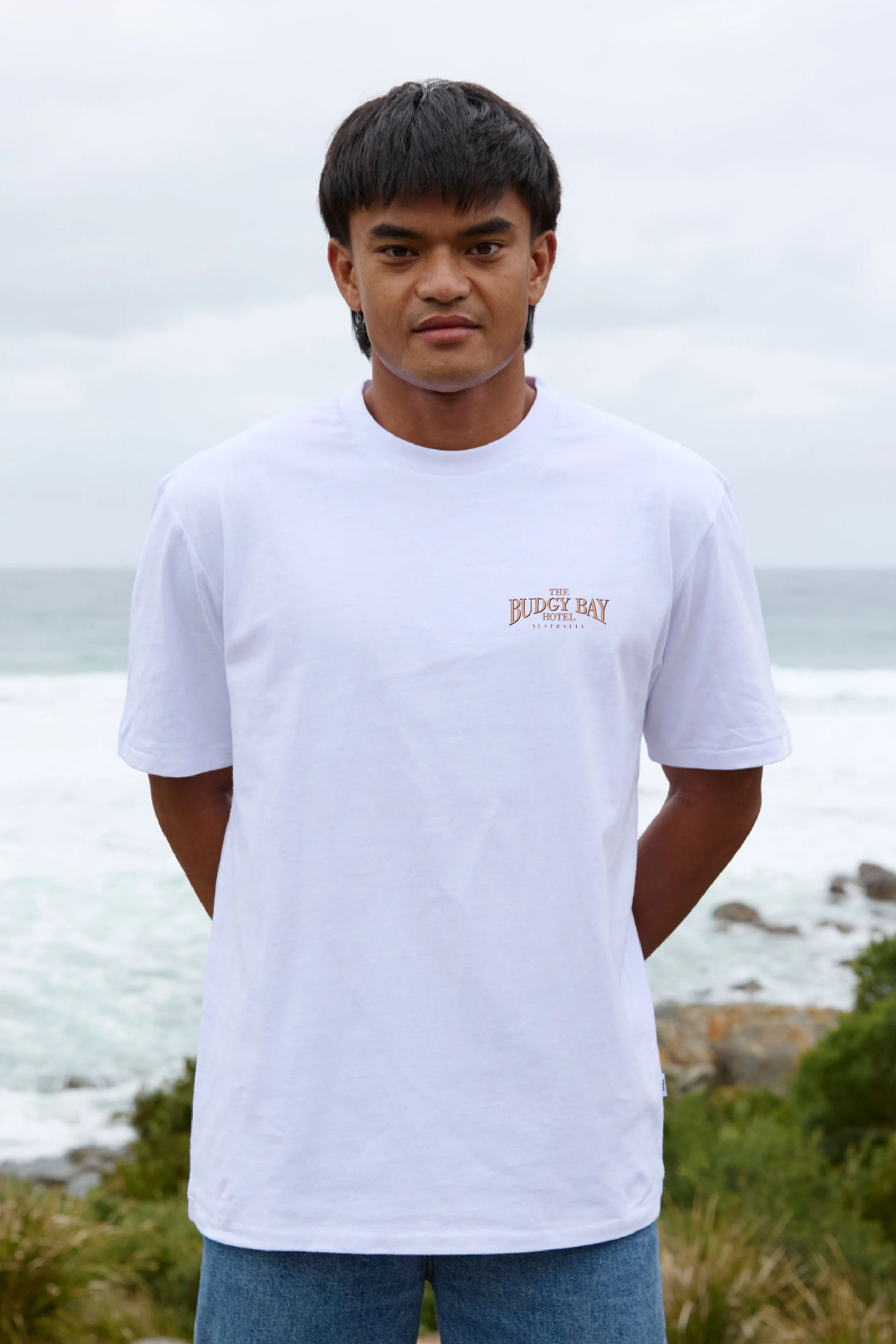 Teeshirt Blanc Hôtel Budgy - Image 2