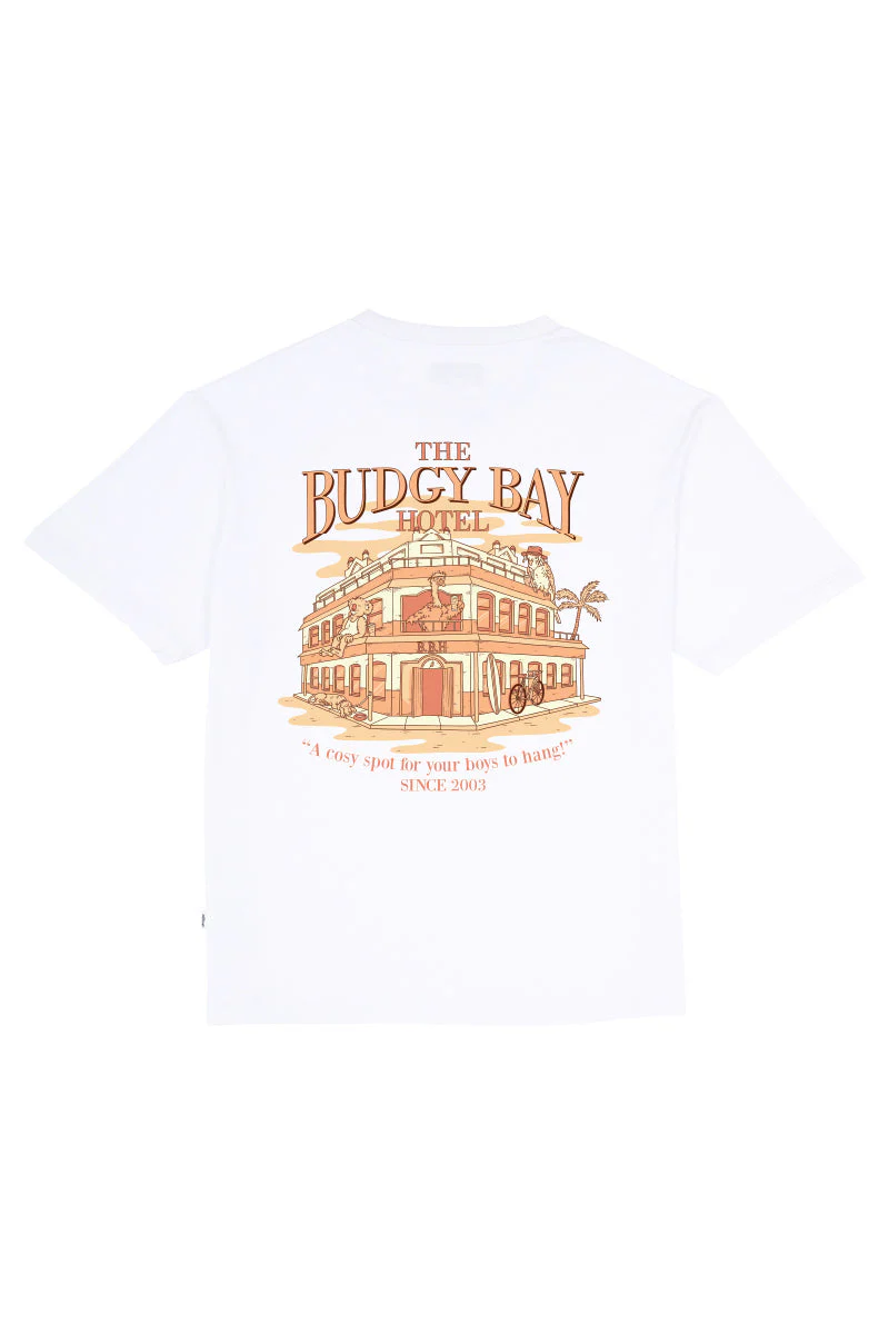 Teeshirt Blanc Hôtel Budgy - Image 5