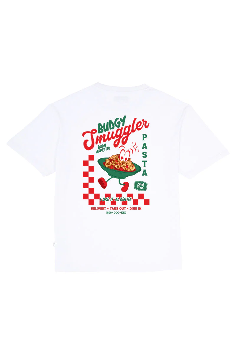Teeshirt Blanc Pasta Shop - Image 3