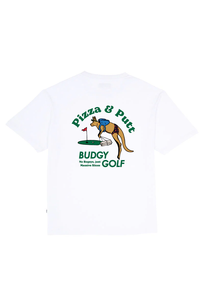 Teeshirt Blanc Pizza - Image 4
