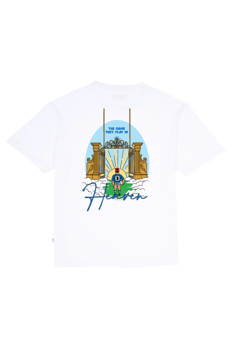 Teeshirt Blanc Rugby Paradis - Image 3