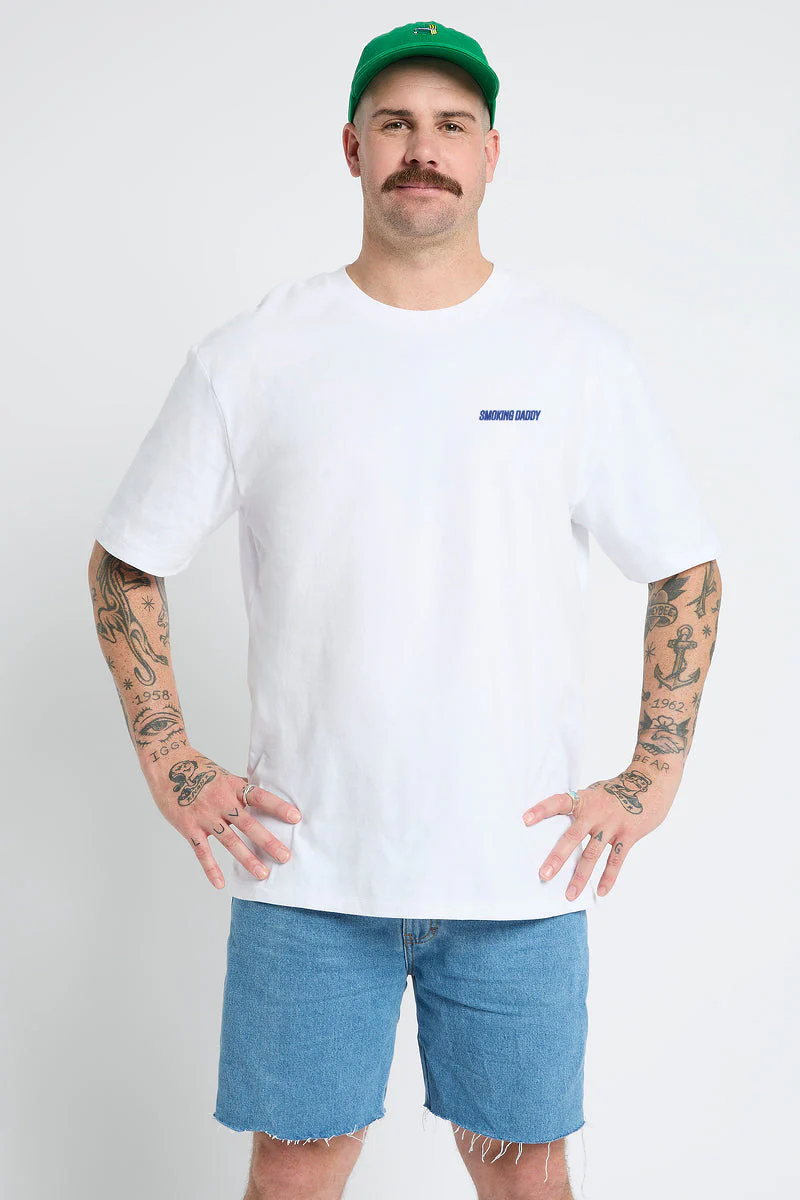 Teeshirt Blanc Smoking Daddy - Image 2