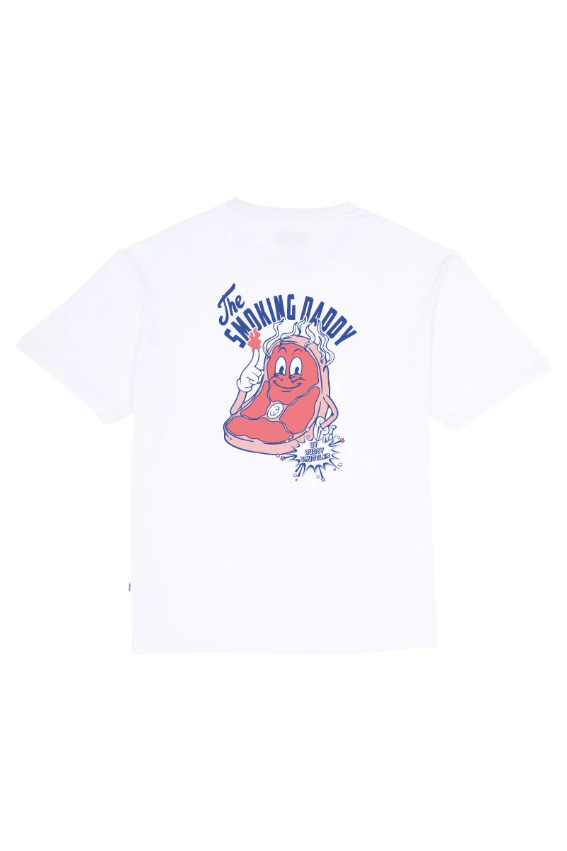Teeshirt Blanc Smoking Daddy - Image 3