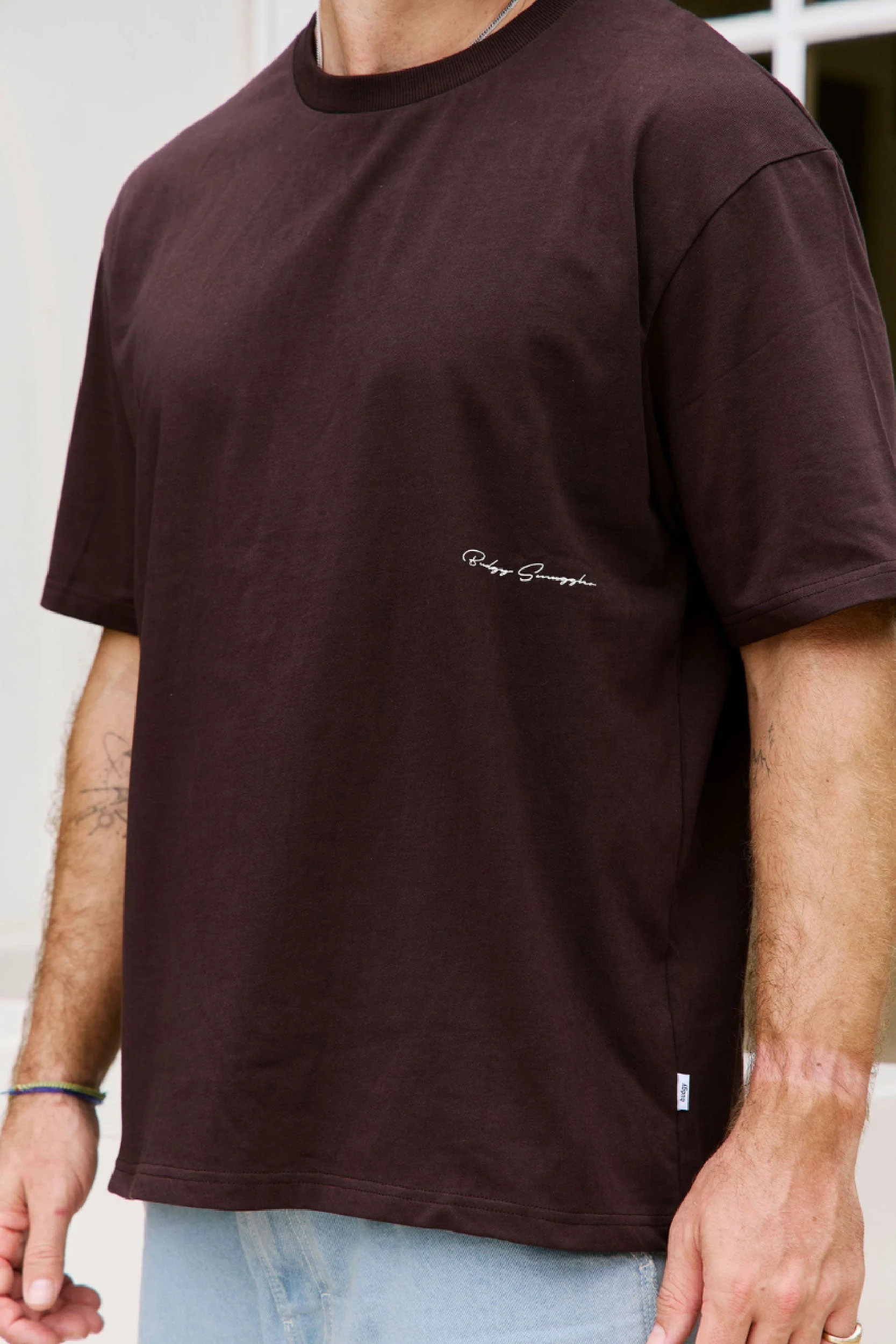 Teeshirt Heavy Marron - Image 4