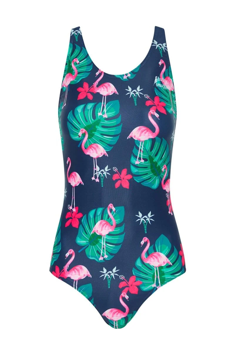 Une Pièce Bretelles Épaisses en Flamingoes - Image 6