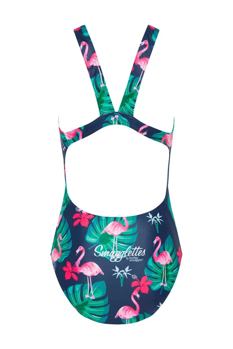 Une Pièce Bretelles Épaisses en Flamingoes - Image 7